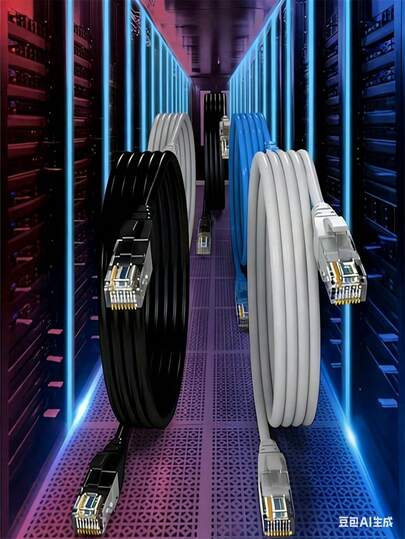 3pcs Cat6 Ethernet Cable, Black/Blue/Grey Network Connecting Cords, 1Gbps 250MHz RJ45 Unshielded Cables, Gold-Plated Connectors, Suitable For Computers, Servers, TVs, Tablets, Routers, Printers, IT Data Centers, Home And Office