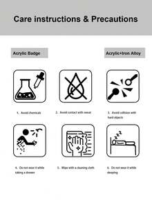 Funny Pattern Safety Pins Badges, Button Brooches, Suitable For Wearing On Clothes, Bags, Backpacks, Fun Gifts For Friends And Family - Multicolor - View 3