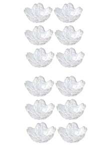 玻璃樱花烛台，装饰艺术烛台，透明桌面烛台，适用于客厅、餐厅节日装饰、婚礼餐桌装饰、烛台、春夏家居装饰等。 - 彩色 - 查看 18