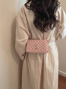 In 2026, There Will Be A New Model Of A Sophisticated And Stylish Modern-Style Rectangular Chain Bag For Ladies, Featuring A High-Quality Texture And Being Lightweight And Elegant. - Multicolor - View 5