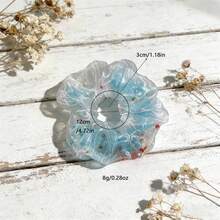 1个蓝色金鱼发圈，光影漂浮设计发绳 - 淺藍色 - 查看 5