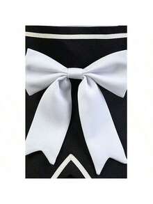 COS Maid Costume, Classic Pinafore Dress, Lolita Dress, Halloween Role-Playing Costume, Halloween And Christmas Costumes - Đen và trắng - Xem 5