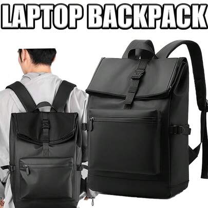Ba lô đựng laptop thông thường, dành cho laptop 15.6 inch, thiết kế tối giản và thời trang màu đen. Nhẹ và thoáng khí, dung tích lớn, thiết kế khóa cuộn, túi phía trước, chất liệu nylon, phù hợp cho du lịch, công sở, đi làm và sử dụng hàng ngày. Kết hợp phong cách tối giản với chức năng vượt trội, chiếc ba lô đựng laptop đa năng này có thể chứa an toàn các laptop lên đến 15.6 inch.