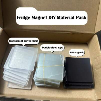 Bộ 30 nam châm tủ lạnh bằng acrylic trong suốt, nam châm tủ lạnh khung ảnh từ tính, nam châm tủ lạnh ảnh thủ công, thích hợp làm quà tặng sinh nhật, kỷ niệm, Ngày của Mẹ, Ngày của Cha, Ngày Nhà giáo, trang trí.