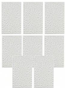8件/套 - 3D Y2K 自粘 DIY 仿珍珠脸部贴纸（共325片）；白色闪光仿珍珠亚克力和水钻贴纸；1张3D贴纸（适用于化妆、头发、脸部、指甲和各种装饰），演唱会妆容，面部宝石 - 彩色 - 查看 12