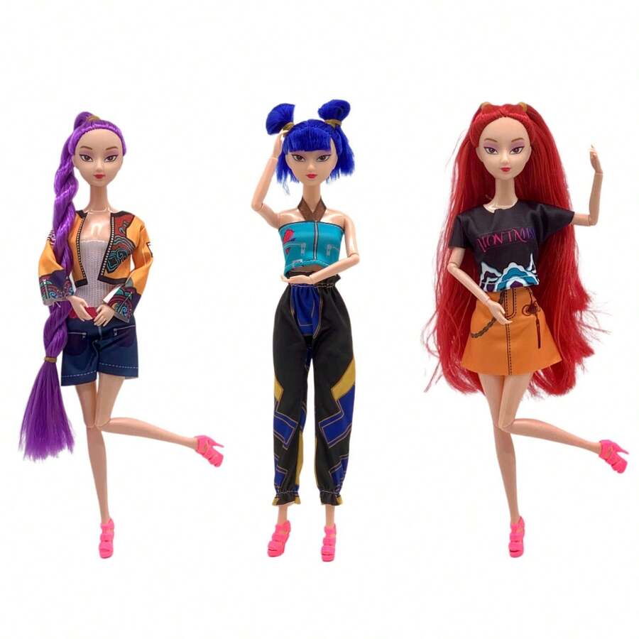1 búp bê vinyl K-POP Witch Hunter sưu tầm, mô hình nhân vật thần tượng dễ thương, đồ chơi ngẫu nhiên (Lưu ý: Có thể có lỗi nhỏ nhưng không ảnh hưởng đến việc sử dụng), quà tặng cho người hâm mộ. - Nhiều màu - Xem 1