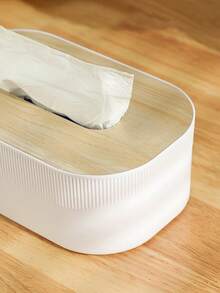 Hộp đựng khăn giấy bằng nhựa hình chữ nhật hiện đại - Hộp đựng khăn giấy đa chức năng, kiểu dáng thanh lịch để bàn, hộp khăn giấy tối giản cho bàn làm việc văn phòng, nhà cửa, bàn ăn, trang trí nhà cửa, trang trí phòng ngủ, phụ kiện nhà bếp. - Nhiều màu - Xem 7