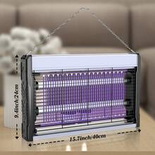 Electric Bug Zapper, 4000V Mosquito Zapper Indoor Outdoor with Hanging Function, Electric Fly Zapper with Removable Tray USB Powerful Indoor Bug Zapper for Outdoor Balcony Office Patio (12 in) - 243 - Übersicht 6