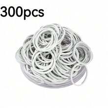 100/300/500 piezas Bandas de goma industriales blancas de 25mm, alta elasticidad, bandas de goma blancas adecuadas para organizar y atar, diámetro 25mm/0.984 pulgadas - Redondo - Ver 8