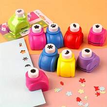 Mini Paper Puncher - DIY Handmade Craft Tool, Small Shape Hole Punch For Scrapbooking, Greeting Cards,DIY Art Projects,Notebook,Photo Album,Diary,Sticker Book - Multicolor - View 5