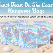 宿醉急救包，Last Beach Toast 全息宿醉恢复套装，单身派对用品，单身派对礼品袋 - 查看 7