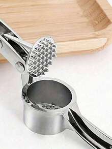 蒜蓉压榨器、蒜蓉捣碎器、蒜蓉夹、多功能手动拉式蒜蓉压榨器，母亲节礼物 - 彩色 - 查看 1