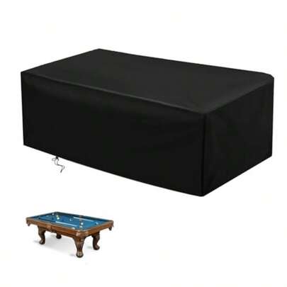 Pool Table Cover - 92 Inch Waterproof Table Cover For 7 Foot Snooker Billiard Tables Dustproof 7/8/9 FT Billiard Table Cover - 92x52x32 Inchgift