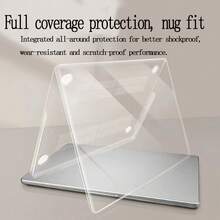 1pc Crystal Clear Hard Shell Case, Scratch-Resistant Protective Cover, Suitable For MacBook Air/Pro 13/14/15/16 Inch M1/M2/M3/M4 Chip Laptops - View 4