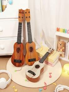 Đàn ukulele 17 inch dành cho trẻ em, nhẹ và dễ mang theo, kèm miếng gảy, núm chỉnh dây mở, phù hợp cho người mới bắt đầu và những người yêu âm nhạc, quà tặng sinh nhật/lễ hội cho bé trai và bé gái từ 3 tuổi trở lên. - Nhiều màu - Xem 6