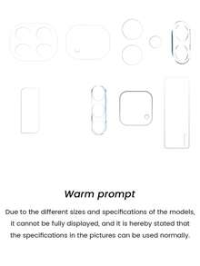 适用于 Redmi Note 14 Pro 5G/Note 14 Pro 4G/Note 14 Pro+/Note 13 Pro+/14C/15/15C/A5/Note 14 4G/Note 14 5G/Note 15 5G/Note 15 Pro 5G/Note 15 Pro+ 5G 的安卓手机屏幕保护膜 4 片装，提供全面保护，兼具镜头保护垫、设备保护、时尚设计、完美贴合、玻璃材质、高品质保护膜、钢化玻璃保护膜等功能，是手机用户的理想之选，也是手机保养套装的必备配件。超薄设计，是母亲节送礼佳品。 - 無色 - 查看 13