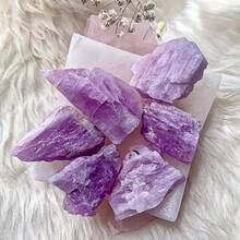 1pc Plum Blossom Tourmaline Stone -Unique Mineral Specimens-Perfect Holiday Gift For Family And Friends. - Multicolor - View 8
