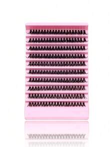 40D/40D*2 200 sợi mi giả mềm mại 8mm-16mm, độ cong D, mi rời, dụng cụ trang điểm cho vẻ ngoài tự nhiên, dày dặn và ấn tượng, tự làm mi giả tại nhà, mi giả từng sợi, mi thật, mi nối. - D - Xem 5