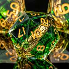 1pc D20 Faceted Ring, Resin Pointed Dice For D&D Role-Playing, Suitable For Board Games, RPG Tabletop Dice Games, Birthday, Holiday Gifts, Party Decor - Multicolor - View 10