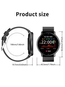 LIGE Smart Watch: A Multifunctional Smart Watch Suitable For Men And Women, With Various Sports Modes, Weather Forecast, Waterproof, Music Playback, Call And Message Alerts, Voice Assistant, And Activity Tracking - View 10