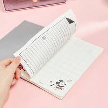 Miniso 迪士尼奇妙米奇系列螺旋笔记本（80页），充满活力，饰以米奇主题图案。纸质材质。内页布局合理，方便书写和整理信息。适用于办公、学习等多种场景。（1本） - 米奇 - 查看 9