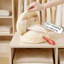 Portable 3-In-1 Intimates Storage Bag| Organizer Bras, Panties, And Socks - Màu vàng - Xem 3