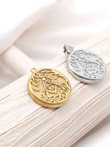 1 mặt dây chuyền kiểu Bohemian nhiều họa tiết, thích hợp để đeo hàng ngày. - Nhiều màu - Xem 1