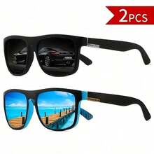 HOYNI 3pcs Classic Retro Large Frame Glasses, Lightweight And Comfortable, Multiple Color Options, Suitable For Travel, Vacation, Daily Wear, Beach And Outdoor Activities. Essential For Summer Beach Vacation And Outdoor Travel. - Multicolor - View 5