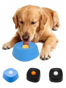 Anti-Slip Spherical Pet Slow Feeder Bowl, Cat Dog Licking Food Bowl, Dog Slow Feeding Training Toy - Multicolor - View 2