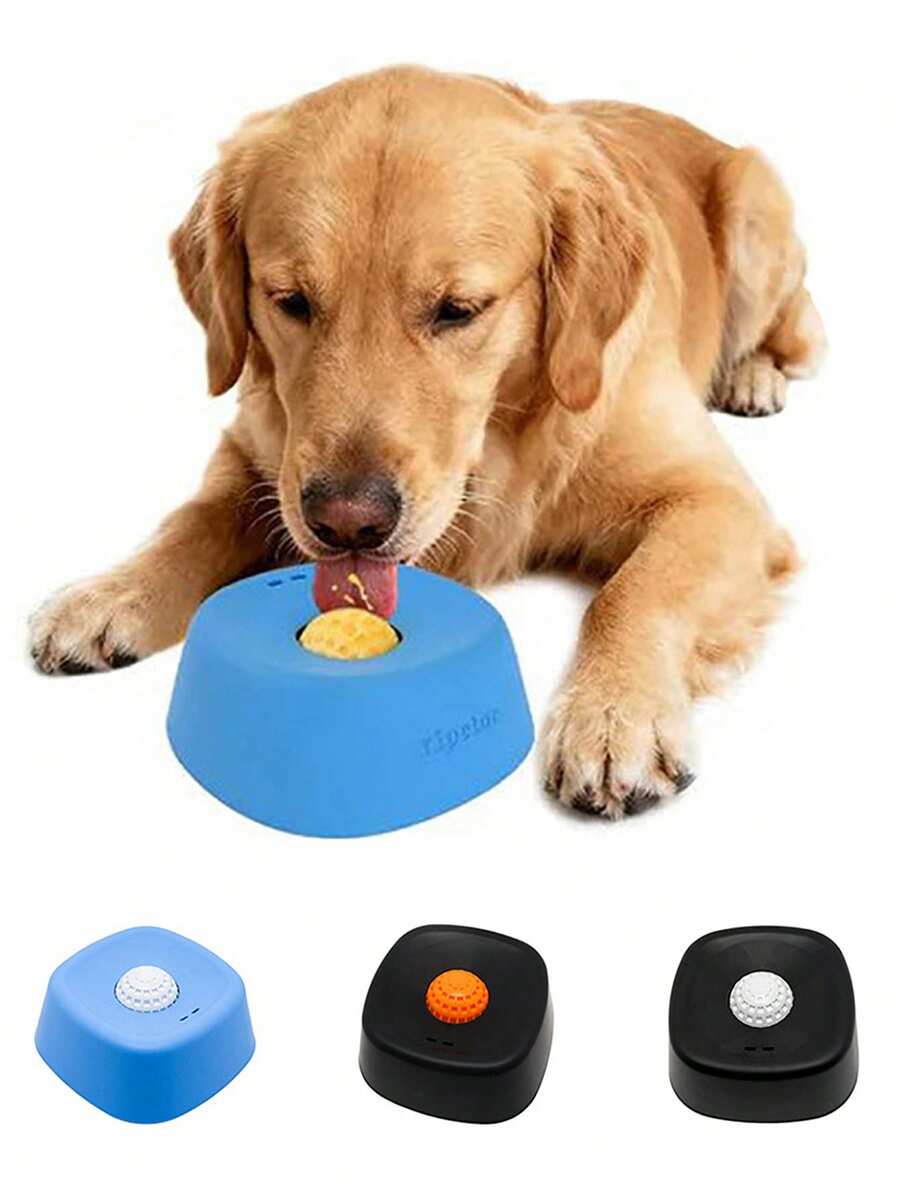 Anti-Slip Spherical Pet Slow Feeder Bowl, Cat Dog Licking Food Bowl, Dog Slow Feeding Training Toy