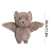 BLUESLEMON 11.8 Inch/30cm Cute Plush Bat Doll, Soft Stuffed Animal Doll, Adorable Bat Plushie, Birthday New Year Gift, Home Room Decor - Multicolor - View 3