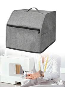 Funda para máquina de coser a prueba de polvo y agua con bolsillos para almacenar suministros de costura, funda antipolvo reforzada con prácticos bolsillos laterales, adecuada para la mayoría de las máquinas de coser estándar, decoración de cocina, suministros para el hogar, regalo del Día de la Madre, decoración de dormitorio, jardinería, decoración de cocina, verano, playa, artículos esenciales de viaje, decoración de habitación, graduación, gran regalo para entusiastas de las manualidades - Multicolor - Ver 2