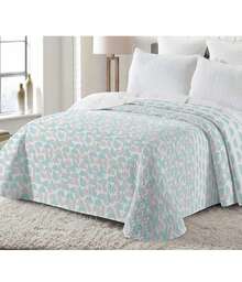 Quilted Bedspread + 2 Pillowcases, Printed For Spring, Summer, Autumn And Winter. 100% Microfiber, 150 X 150 Cm. - Modelo -11 - View 2