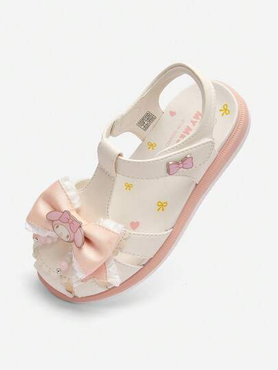 Balabala Kuromi IP 女童夏季凉鞋 2026，可爱卡通风格，轻便柔软舒适，休闲户外鞋