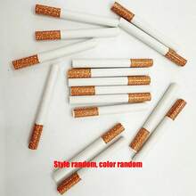 1支圣诞创意香烟造型泡泡棒，金属迷你泡泡枪，手持泡泡玩具，恶作剧香烟造型泡泡机，派对装饰，趣味泡泡道具（不含泡泡液） - 彩色 - 查看 10