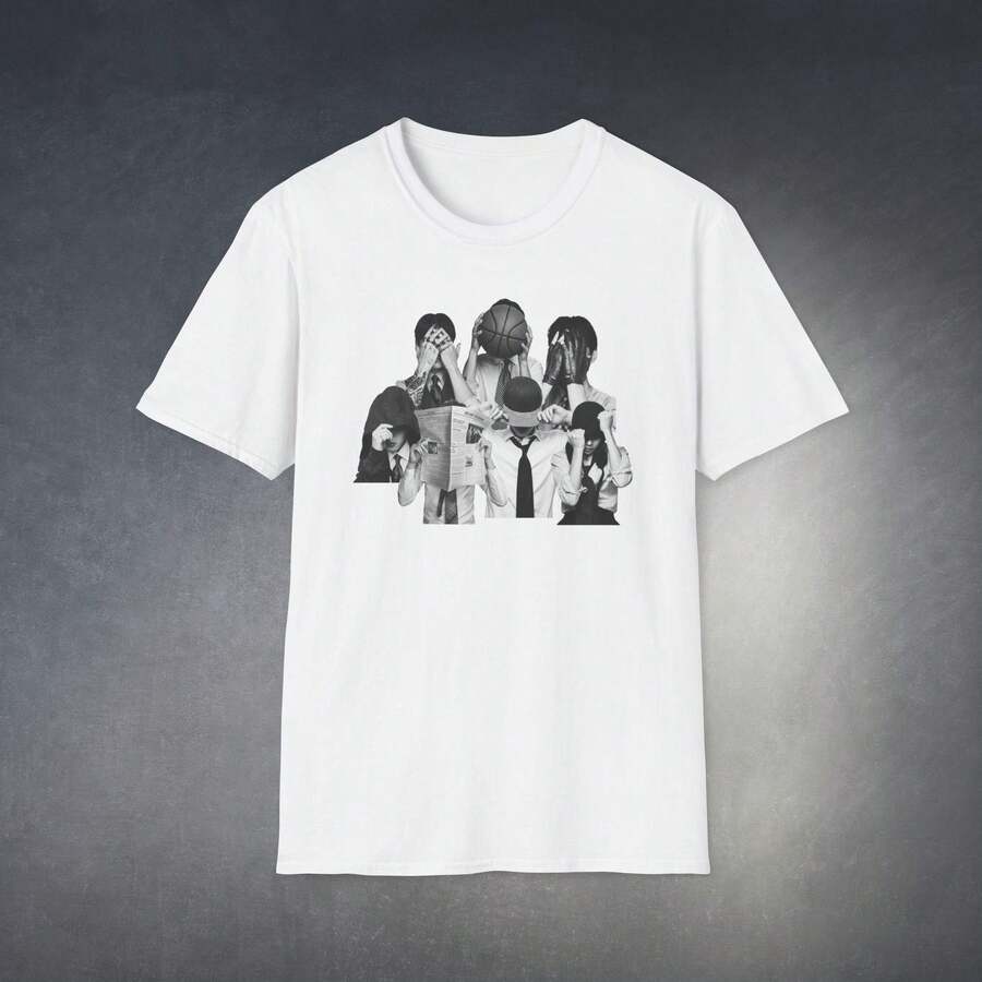 BT S T-Shirt Arirang Tour Merch Bangtan Sonyeondan Graphic Tee OT7 - White - View 1