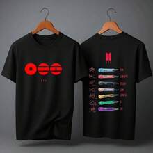 Arirang World Tour T-Shirt – Bangtan Kpop Tee, Official Style Cotton Short Sleeve, Concert Fan Gift For Men Women - Style 04 - 查看 10