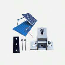 2X Solar Panel Mounting Brackets Adjustable Angle Solar Panel Tilt Mount Bracket - Multicolor - View 2