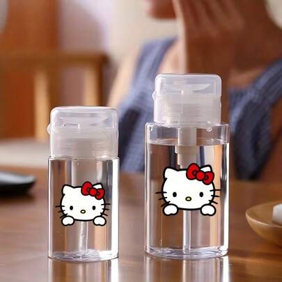 SANRIO (Authorized) This Travel Bottle From Is Designed Specifically For Makeup Remover, Skincare Products, And Toners. It Features A Charming Dome Shape And Leak Proof Design, Making It A Must-Have For Beauty Enthusiasts