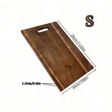 1pc Rosewood Material Multipurpose Wooden Cutting Board, Serving Tray, Steak Platter, Cheese Board, Suitable For Chopping Vegetables And Meat, Kitchen And Dining Room - 1pc Handle Cutting Board Tray - View 11