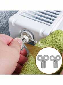 Zinc Alloy Radiator Vent Key | Suitable For HVAC Valves | High Quality, Adopts EU Standard Connection Thread | Ideal For Pipe Maintenance, Neutral Compatibility, Ventilation Key - A - View 4