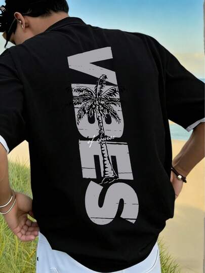 เสื้อยืดกราฟิกสำหรับผู้ชาย, เสื้อยืดแขนสั้นสำหรับเดินทางและชายหาด, พิมพ์ลายเฉพาะบุคคล, ทันสมัยและใช้งานได้จริง