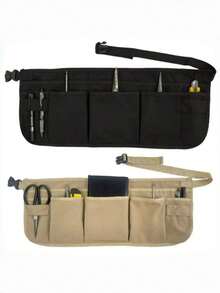1pc/2pcs Practical Tool Waist Apron With 12 Pockets, Waterproof Waist Apron, Multi-Functional Apron For Woodworking, Construction, Electrician, Maintenance, Cleaning, Gardening, Father's Day Gift - Multicolor - View 13