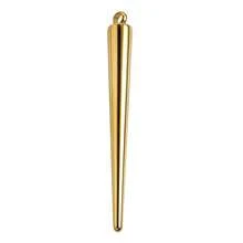 1 pieza/3 piezas Colgante de acero inoxidable 304 con baño electrolítico de oro/plata/negro de estilo minimalista y elegante, en diferentes longitudes, adecuado para hacer joyas DIY como collares, pulseras y pendientes - cono - Ver 8