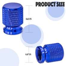 2pcs Universal Motorcycle Tire Valve Stem Caps Tire Valve Caps For Off-Road Bikes - A - View 6