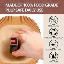 100pcs, Square Disposable Air Fryer Liners (6.3in/8in), Paper Air Fryer Liner Pots, Paper Basket Bowls, Baking Trays, Oven Accessories, Baking Tools, Kitchen Gadgets, Kitchen Accessories,Kitchen Accessories,Cocina,Room Decorroom Deocr,Kitchen Essentials,Wedding,Easter,Bathroom Deccor,Home Decor,Mother's Day,Mom,Mother's Day Gift,Flower,Jewelry,Mother's Day Decorations,Mother's Day Party Supplies,Women,Pink,Gift Set - Mocha Brown - View 6