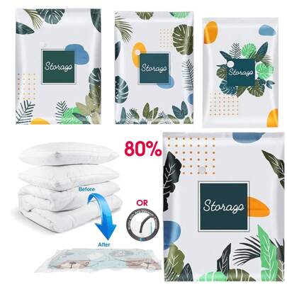 加厚真空收纳袋、透明绗缝压缩袋、收纳袋、家用衣物收纳整理袋。可重复使用的真空压缩袋，防潮、防霉、防尘，节省空间。透明可视收纳袋、季节性衣物收纳袋、搬家整理压缩袋、宿舍收纳袋、旅行收纳袋、行李整理袋、衣柜整理袋、收纳盒、度假用品、生活必需品收纳盒。红色外套、黑色外套、冬季衣物、夏季毛衣收纳盒。