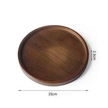 This Luxury Tea Tray, Fruit Tray, Octagonal Handled Tray, Snack Plate, Dining Plate, Cup Storage Plate, Dessert And Cake Plate Is Very Suitable For Home, Restaurant, Hotel, Wedding Party, Event Party And Daily Life Use. - Brown - View 14