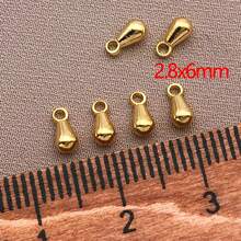 10pcs Premium Gold DIY Jewelry Charms Set – Heart, Star & Teardrop Pendants For Handmade Bracelets, Necklaces & Earrings – Perfect For Valentine's Day, Birthday & Wedding Gifts - Gold - View 10