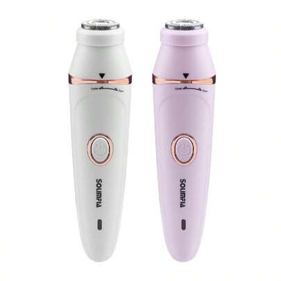 1件装女士多功能脱毛器，USB充电式7合1脱毛仪，全身防水剃毛器、修剪器和眉毛剃刀套装